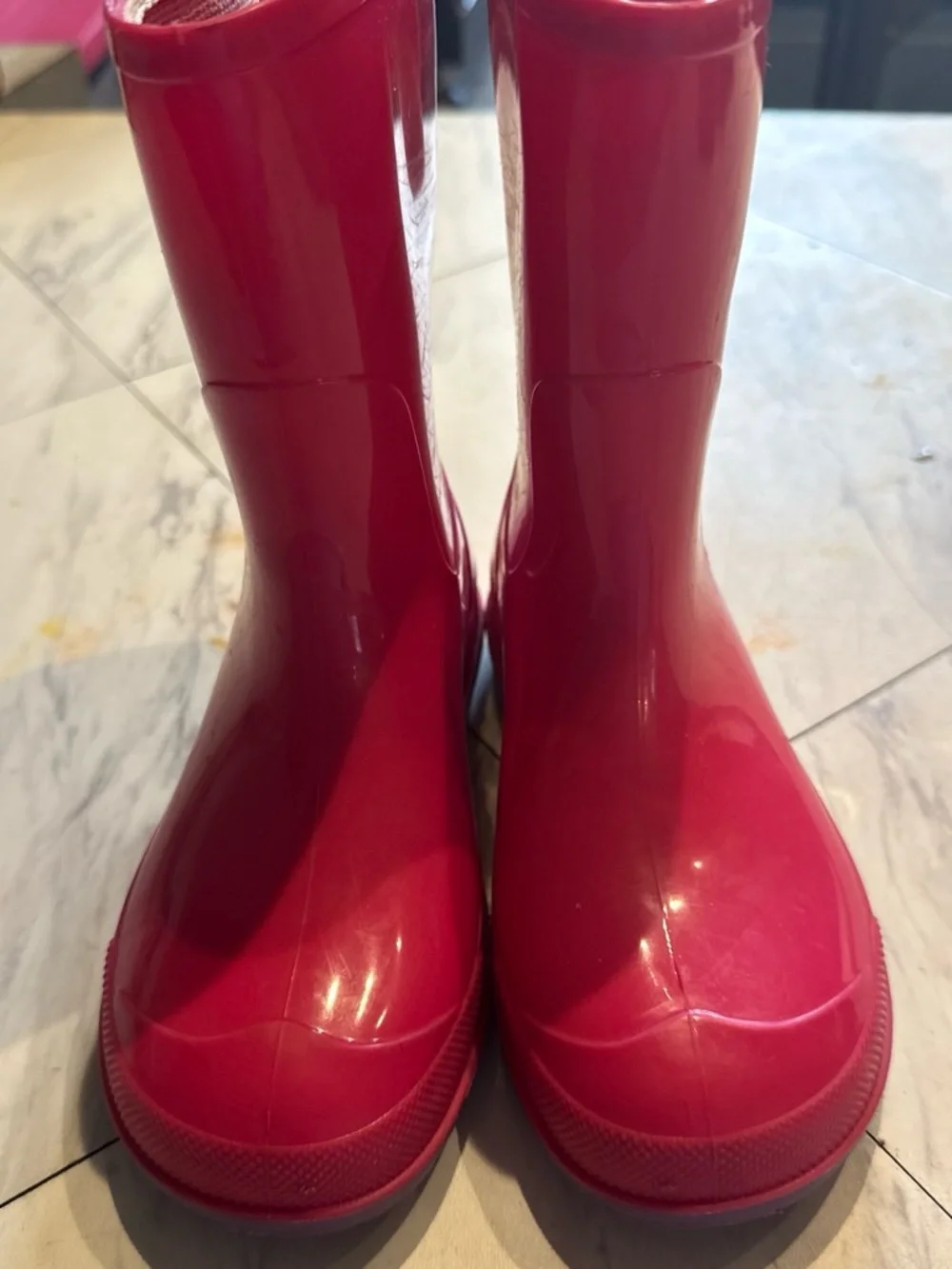 Girls size 11-12 Pink Rain Boots